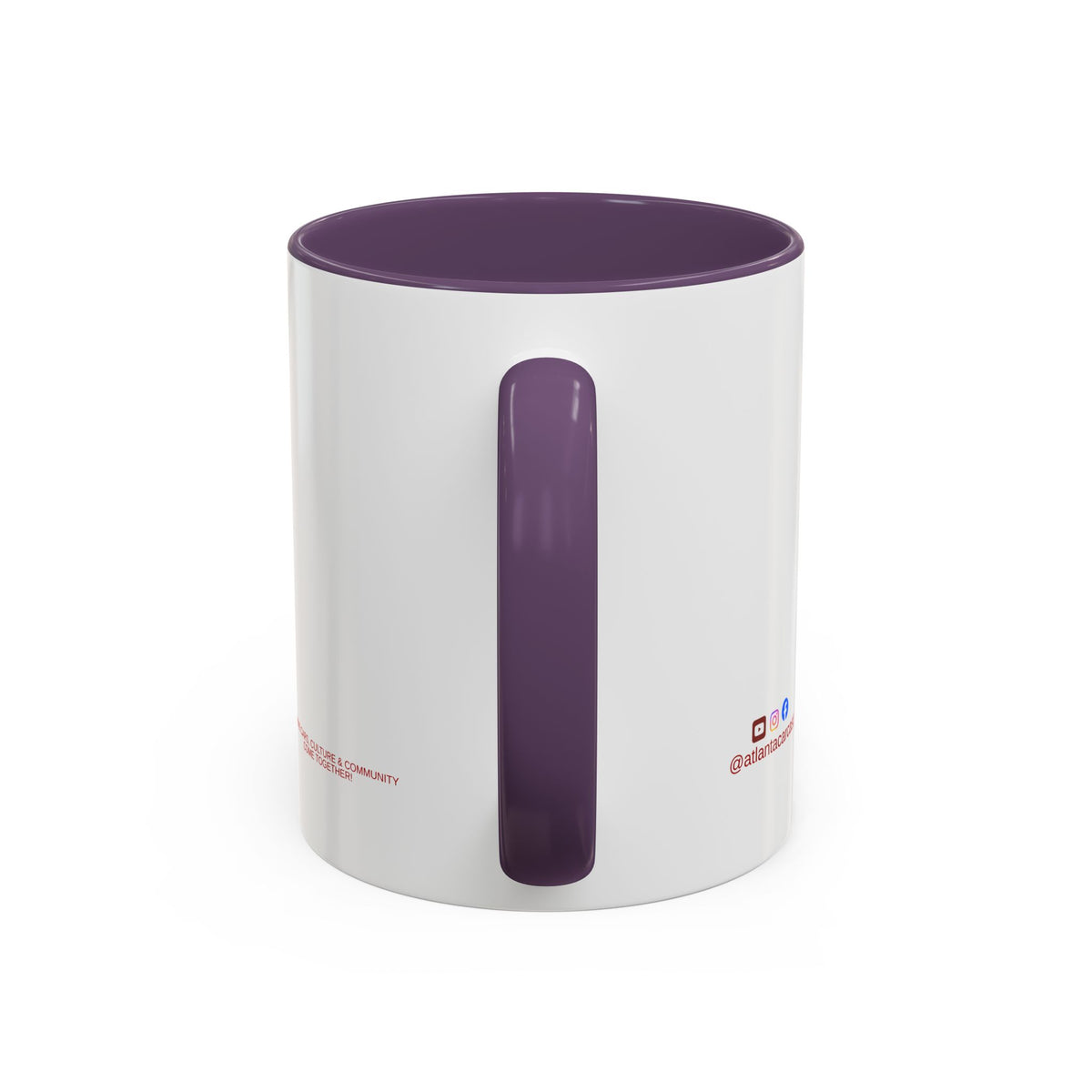 Atlanta Car Cast Accent Coffee Mug – Two-Tone Ceramic, 11oz & 15oz, Multiple Colors
