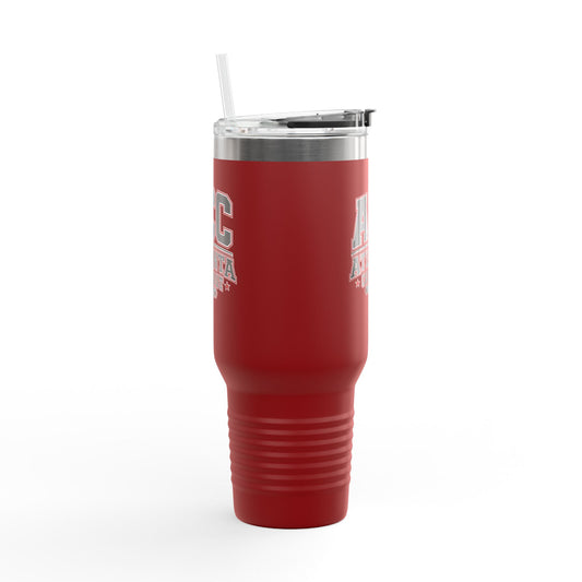 Atlanta Car Cast ACC Logo 40oz Insulated Travel Mug – Stainless Steel, BPA-Free, White