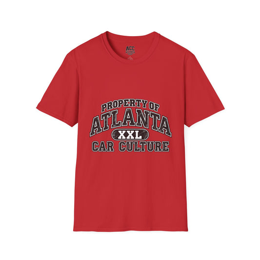 Property of Atlanta Car Culture T-Shirt — Retro Collegiate City Tee