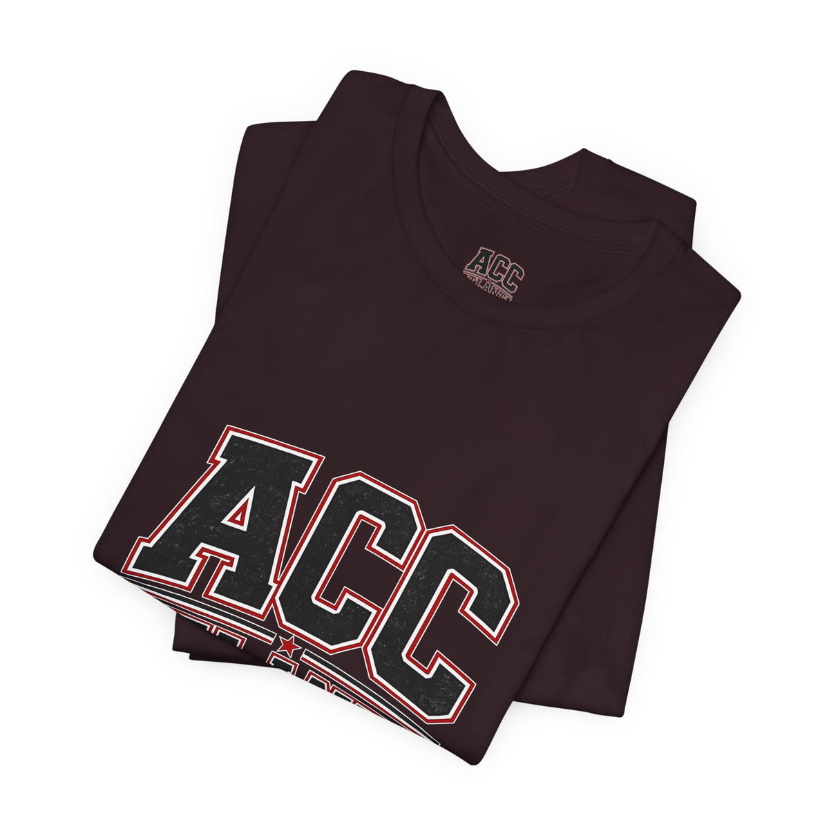 Atlanta Car Cast ACC Logo Unisex T-Shirt – Vintage Collegiate Graphic Tee, 100% Cotton, White