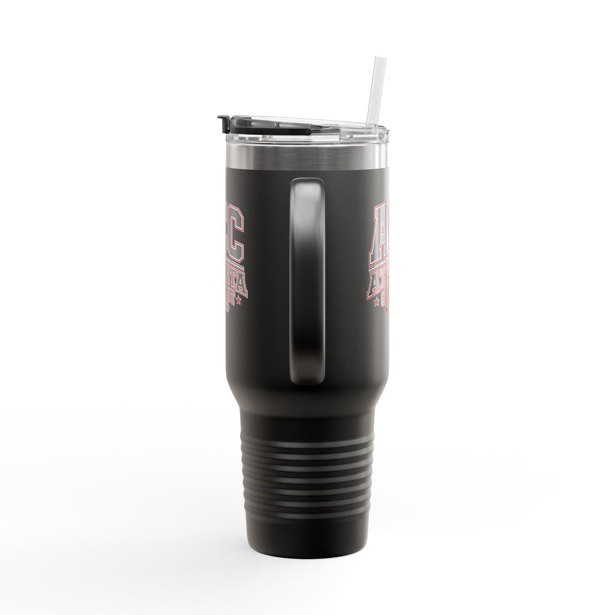 Atlanta Car Cast ACC Logo 40oz Insulated Travel Mug – Stainless Steel, BPA-Free, White