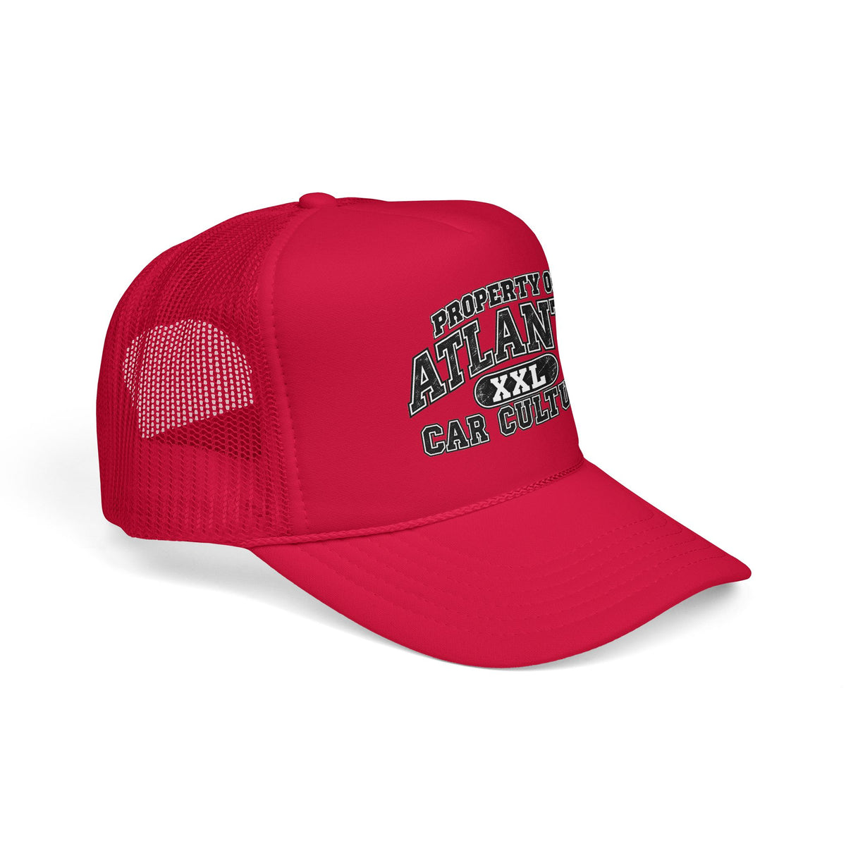 Atlanta Car Culture Trucker Hat — "Property of Atlanta XXL" Foam Mesh Cap