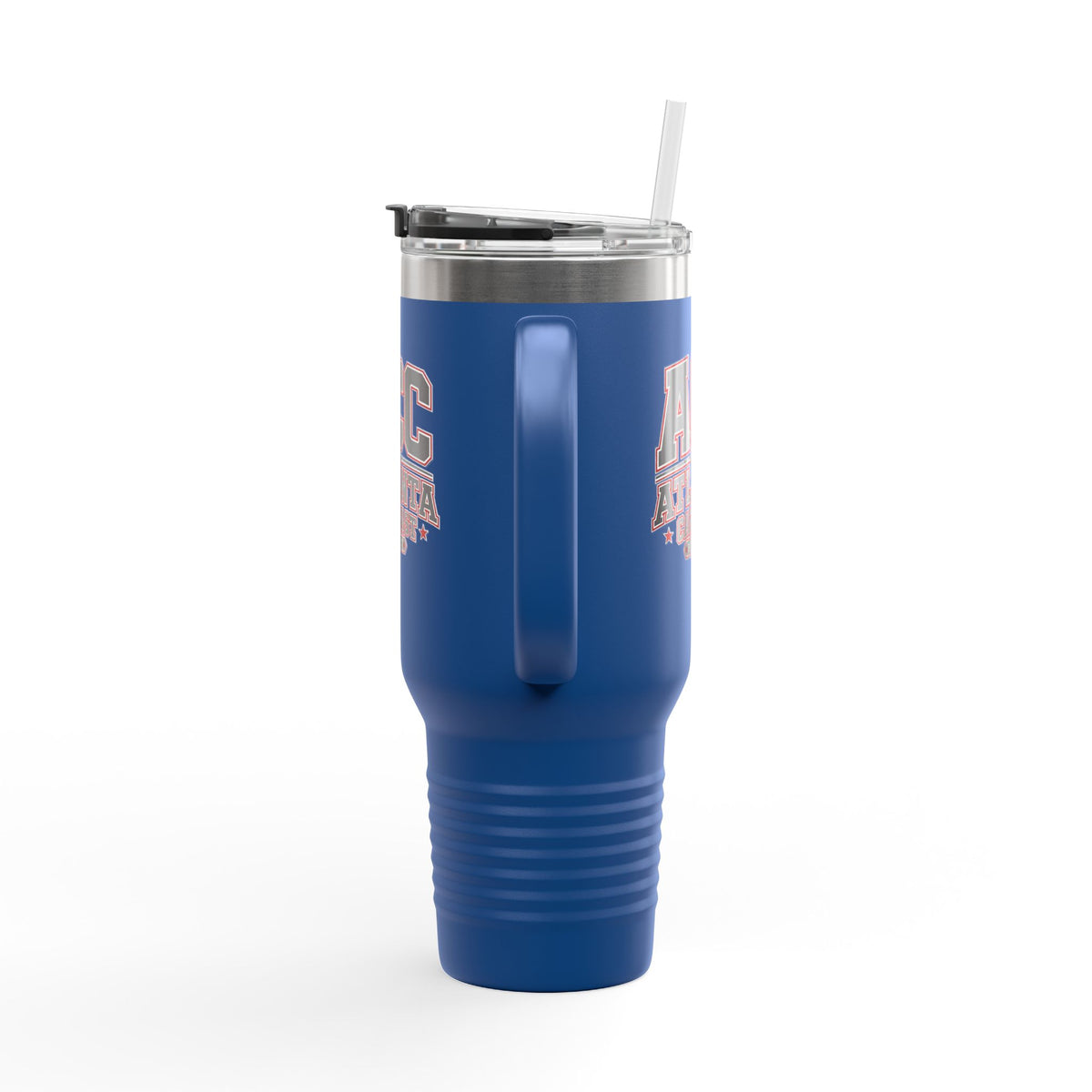 Atlanta Car Cast ACC Logo 40oz Insulated Travel Mug – Stainless Steel, BPA-Free, White