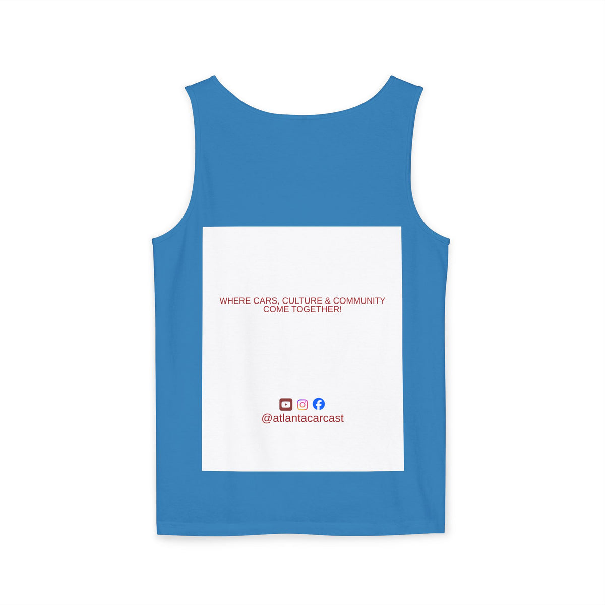 Atlanta Car Cast Tank Top — ACC Logo Car Culture Tee