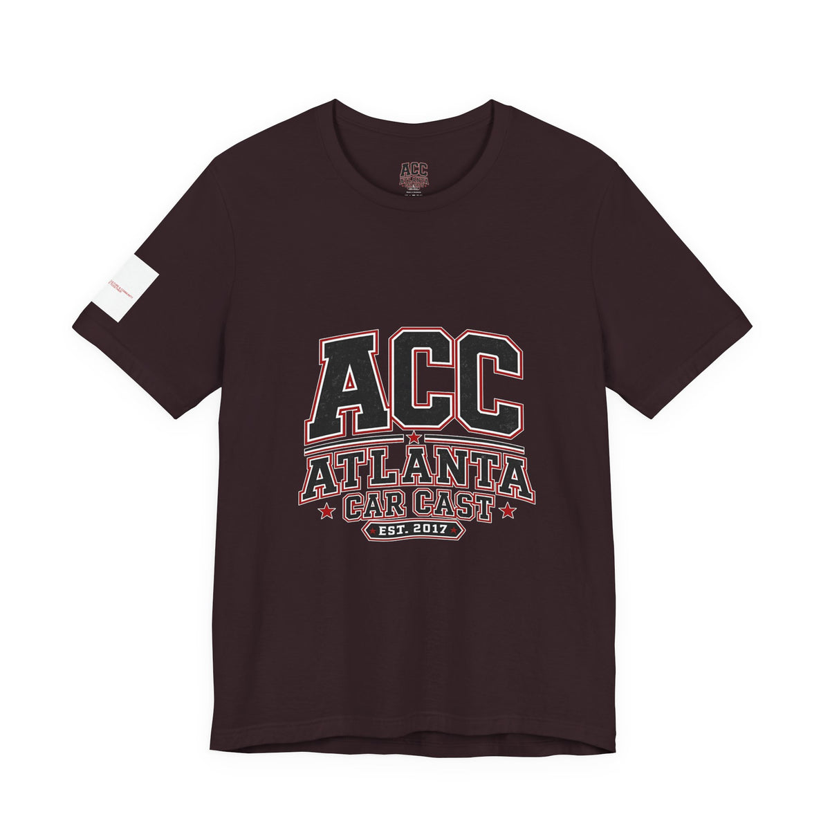 Atlanta Car Cast ACC Logo Unisex T-Shirt – Vintage Collegiate Graphic Tee, 100% Cotton, White