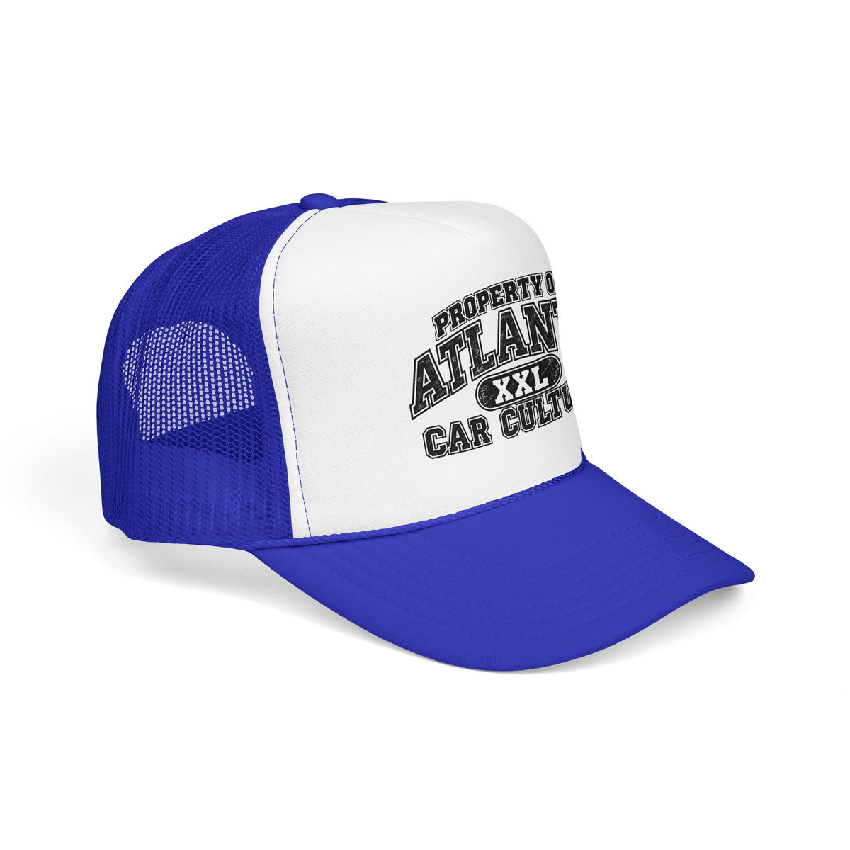 Atlanta Car Culture Trucker Hat — "Property of Atlanta XXL" Foam Mesh Cap
