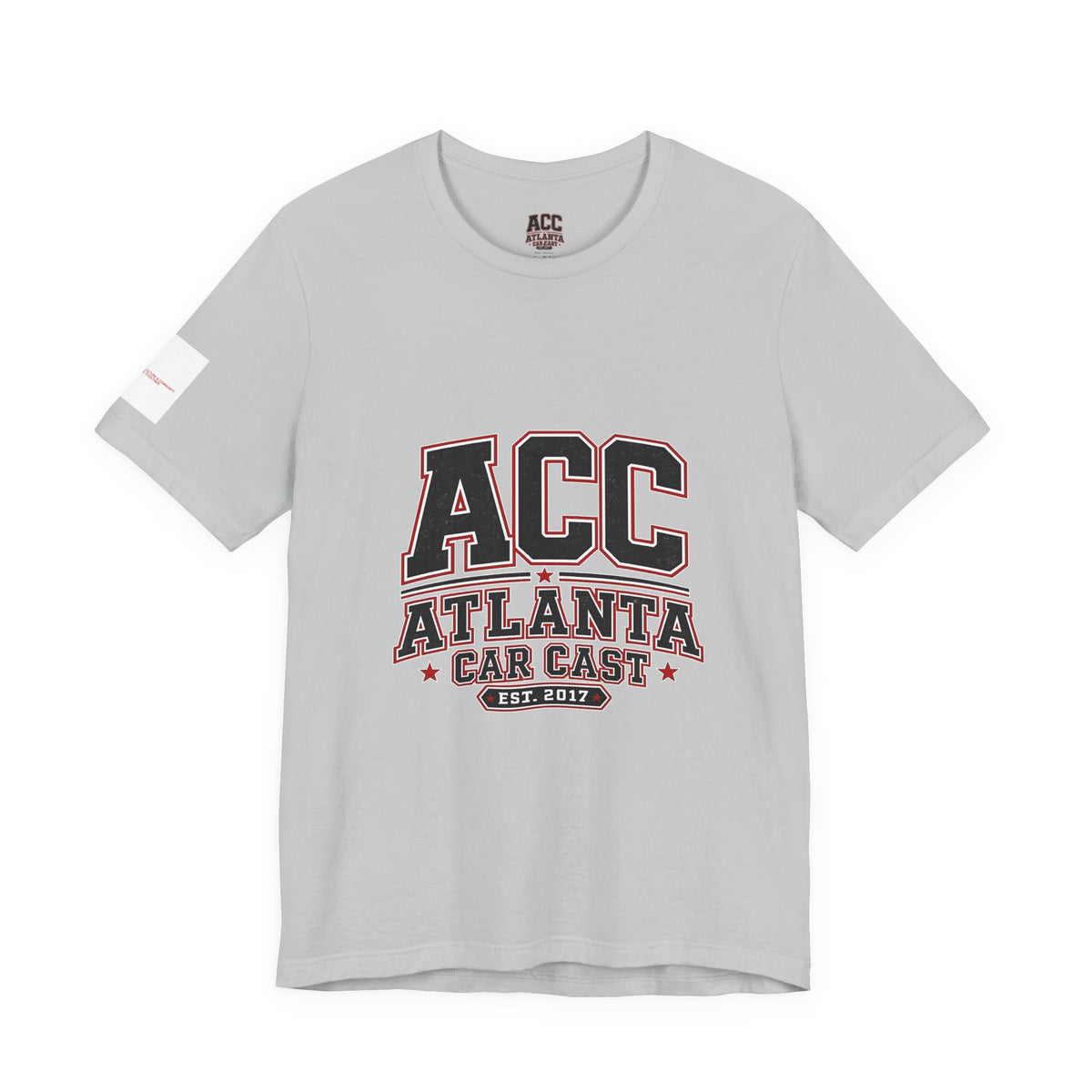 Atlanta Car Cast ACC Logo Unisex T-Shirt – Vintage Collegiate Graphic Tee, 100% Cotton, White