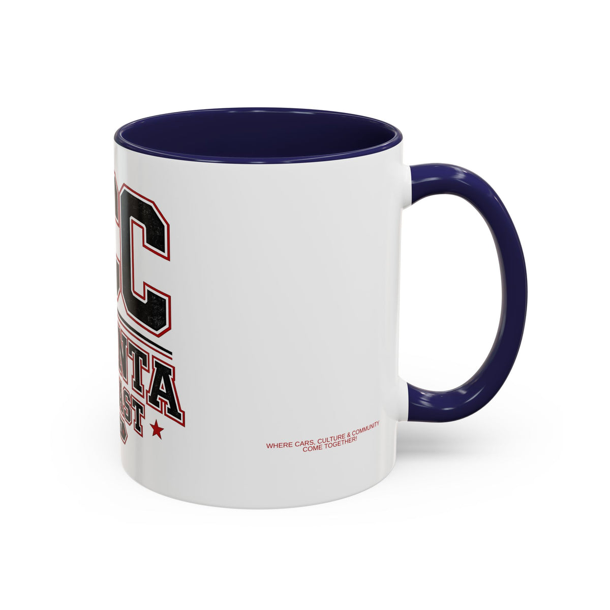 Atlanta Car Cast Accent Coffee Mug – Two-Tone Ceramic, 11oz & 15oz, Multiple Colors