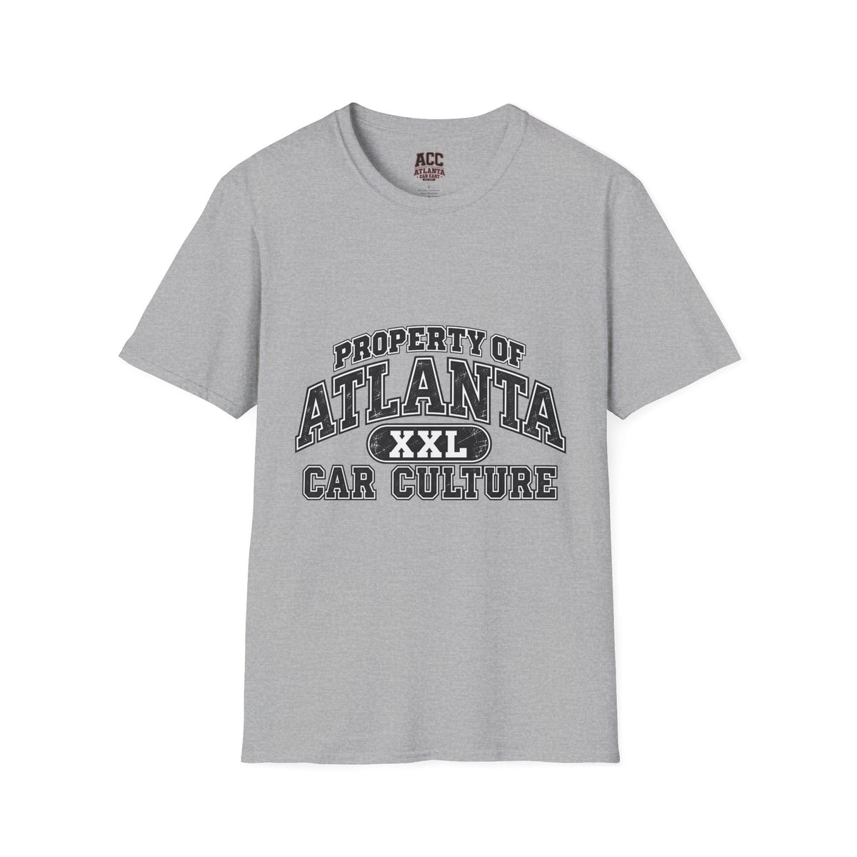 Property of Atlanta Car Culture T-Shirt — Retro Collegiate City Tee