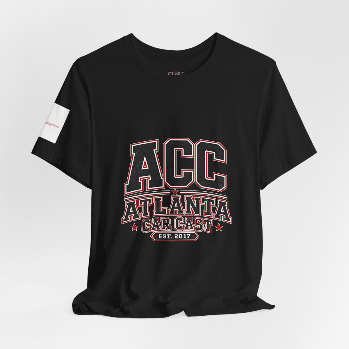 Atlanta Car Cast ACC Logo Unisex T-Shirt – Vintage Collegiate Graphic Tee, 100% Cotton, White