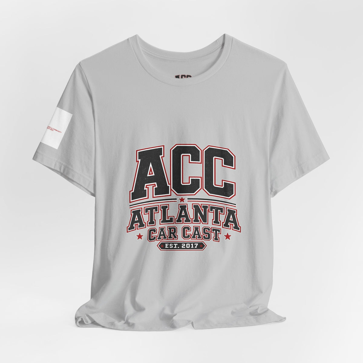 Atlanta Car Cast ACC Logo Unisex T-Shirt – Vintage Collegiate Graphic Tee, 100% Cotton, White
