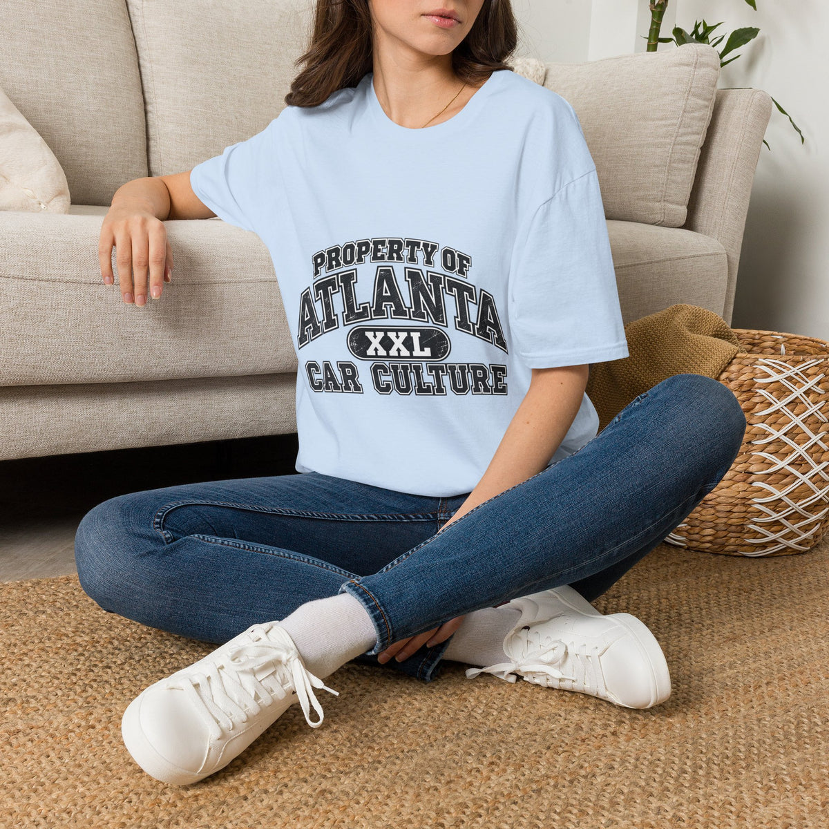 Property of Atlanta Car Culture T-Shirt — Retro Collegiate City Tee