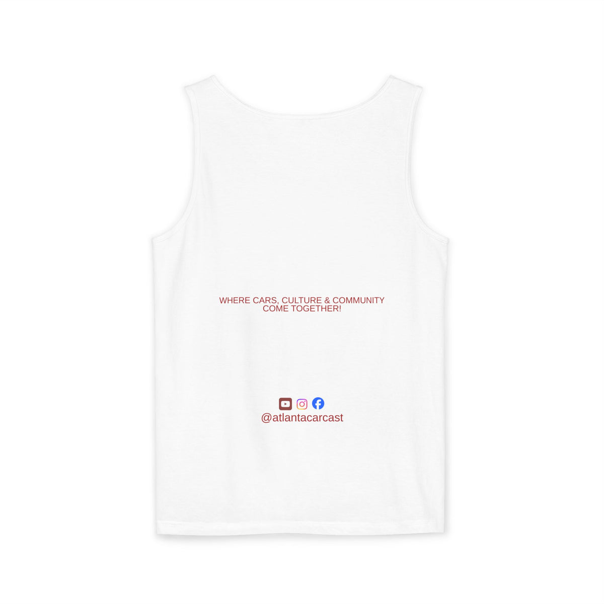 Atlanta Car Cast Tank Top — ACC Logo Car Culture Tee