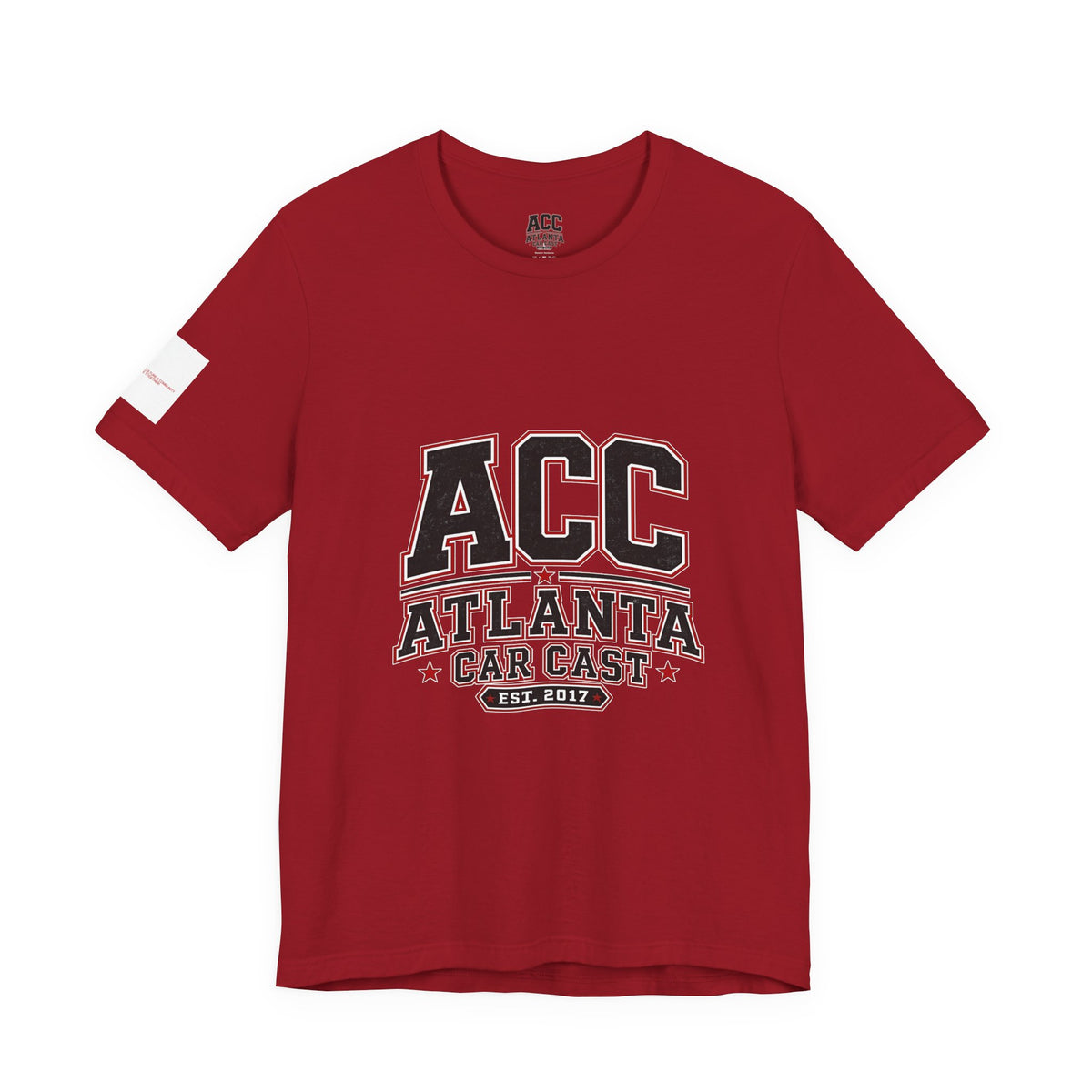 Atlanta Car Cast ACC Logo Unisex T-Shirt – Vintage Collegiate Graphic Tee, 100% Cotton, White
