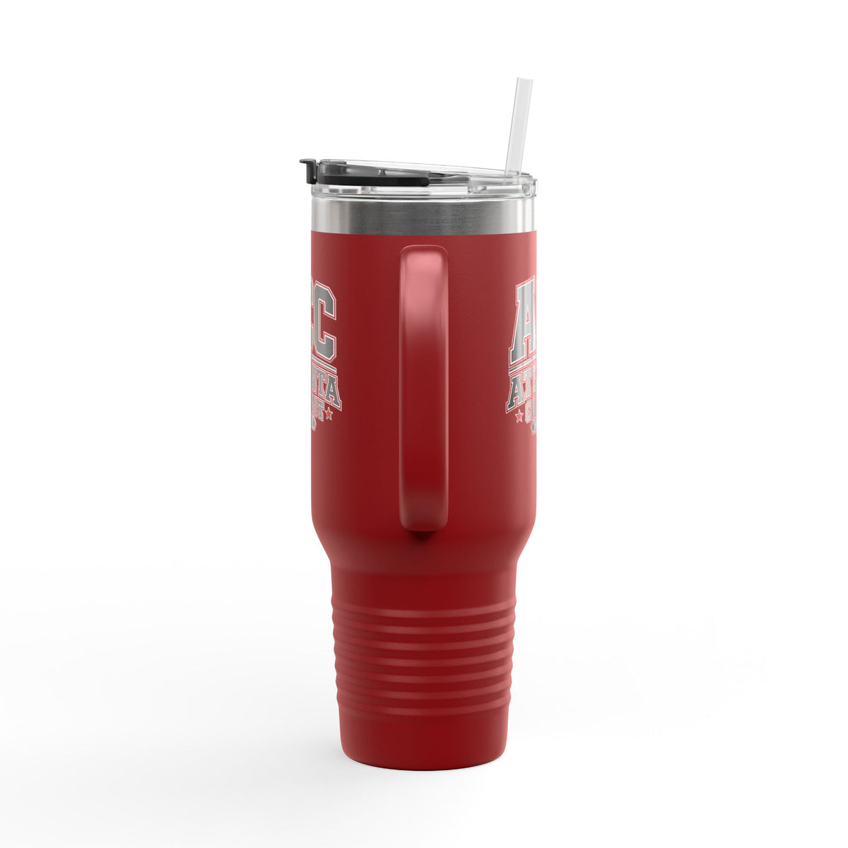 Atlanta Car Cast ACC Logo 40oz Insulated Travel Mug – Stainless Steel, BPA-Free, White