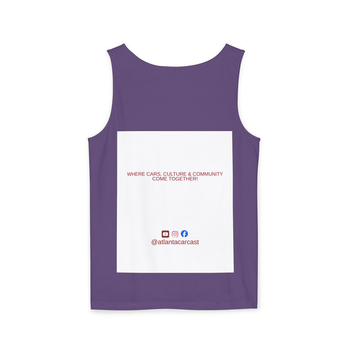 Atlanta Car Cast Tank Top — ACC Logo Car Culture Tee
