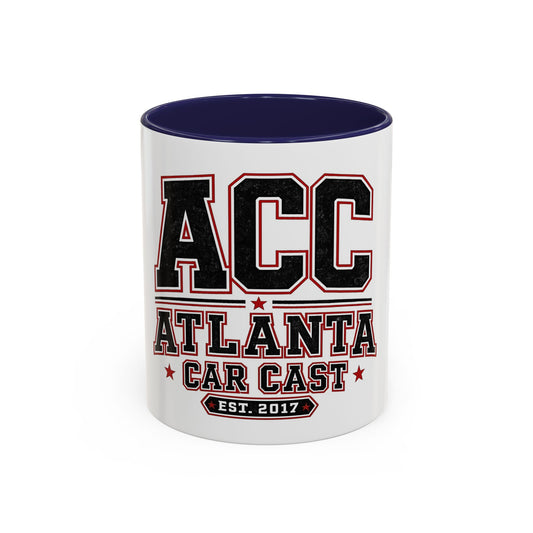 Atlanta Car Cast Accent Coffee Mug – Two-Tone Ceramic, 11oz & 15oz, Multiple Colors