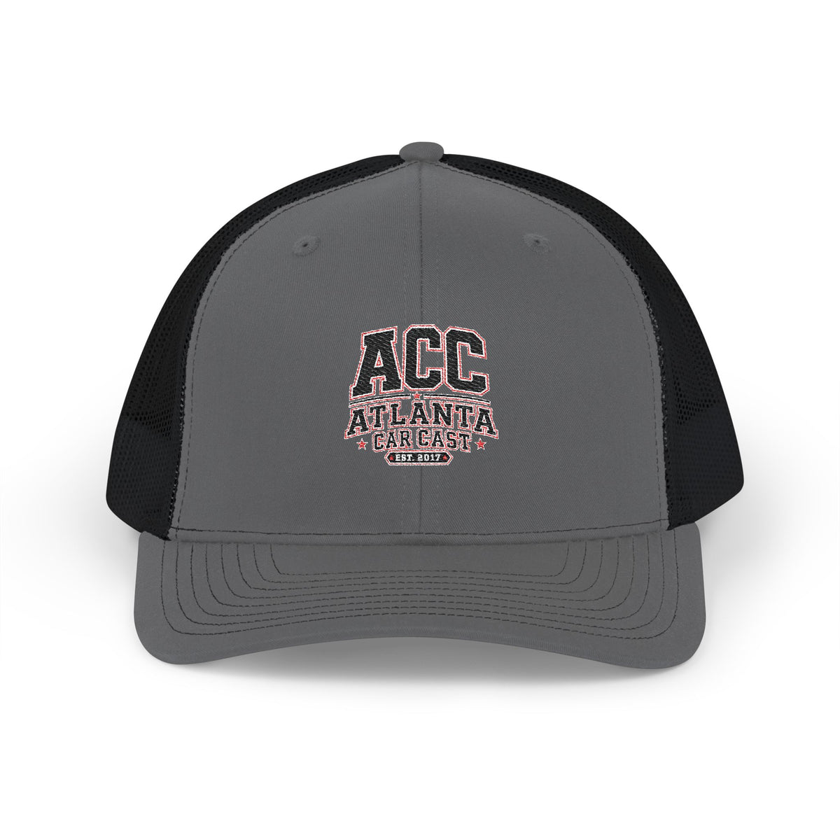 ACC Atlanta Trucker Snapback Cap — Embroidered Mesh Baseball Hat