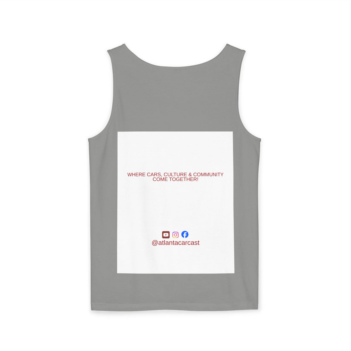 Atlanta Car Cast Tank Top — ACC Logo Car Culture Tee