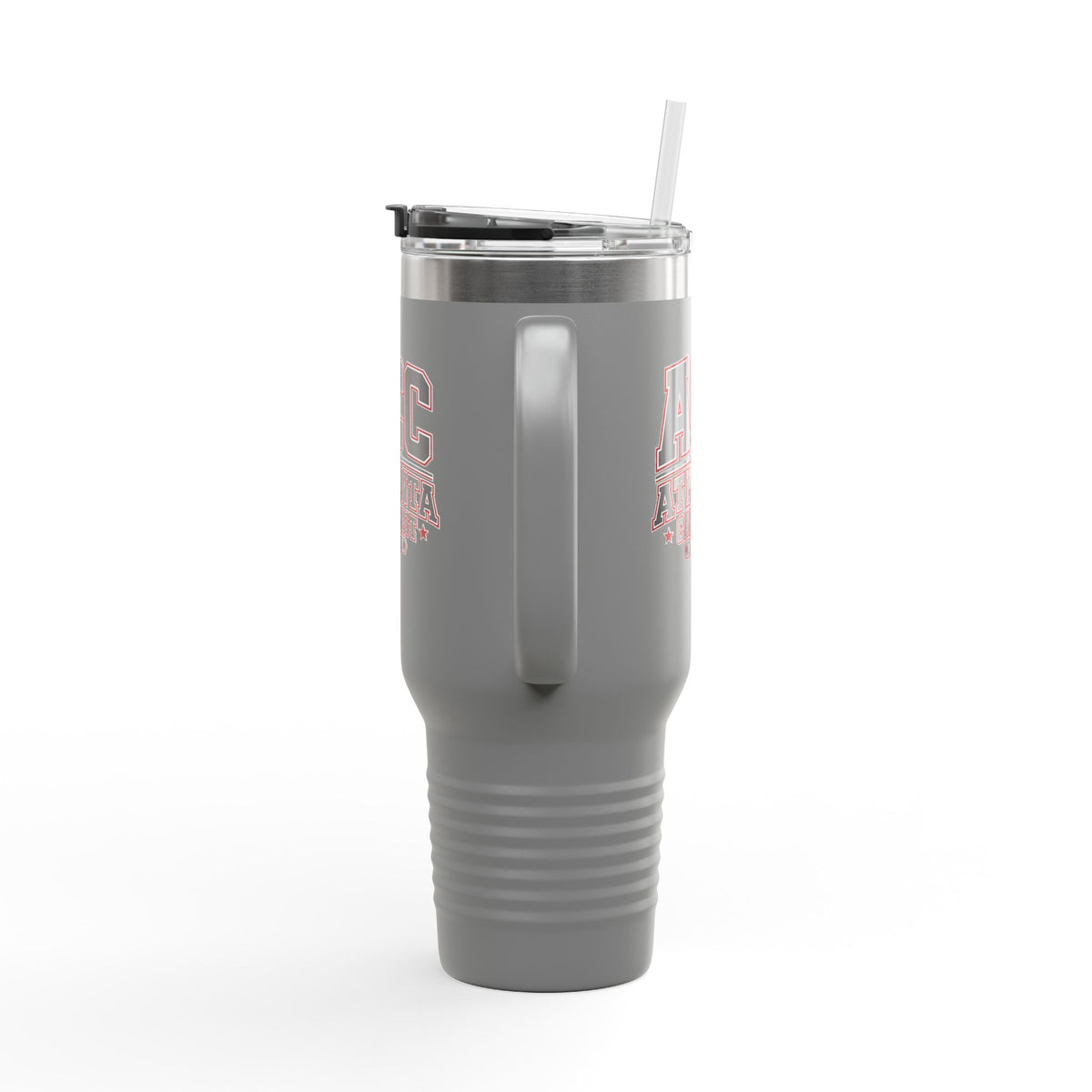 Atlanta Car Cast ACC Logo 40oz Insulated Travel Mug – Stainless Steel, BPA-Free, White