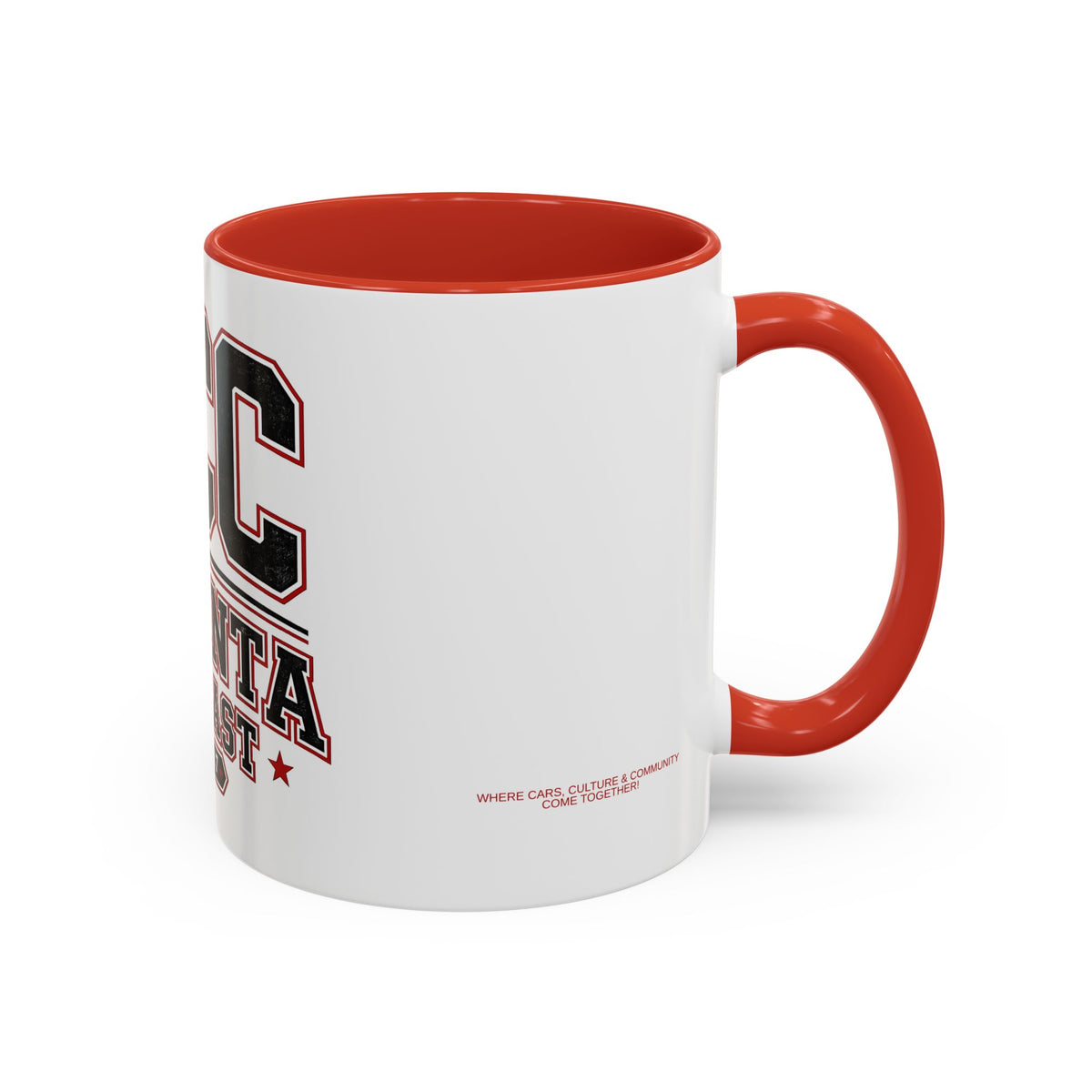 Atlanta Car Cast Accent Coffee Mug – Two-Tone Ceramic, 11oz & 15oz, Multiple Colors