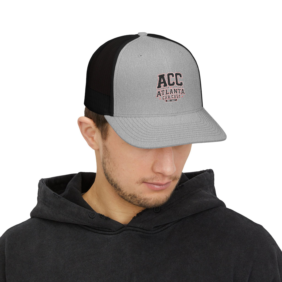 ACC Atlanta Trucker Snapback Cap — Embroidered Mesh Baseball Hat