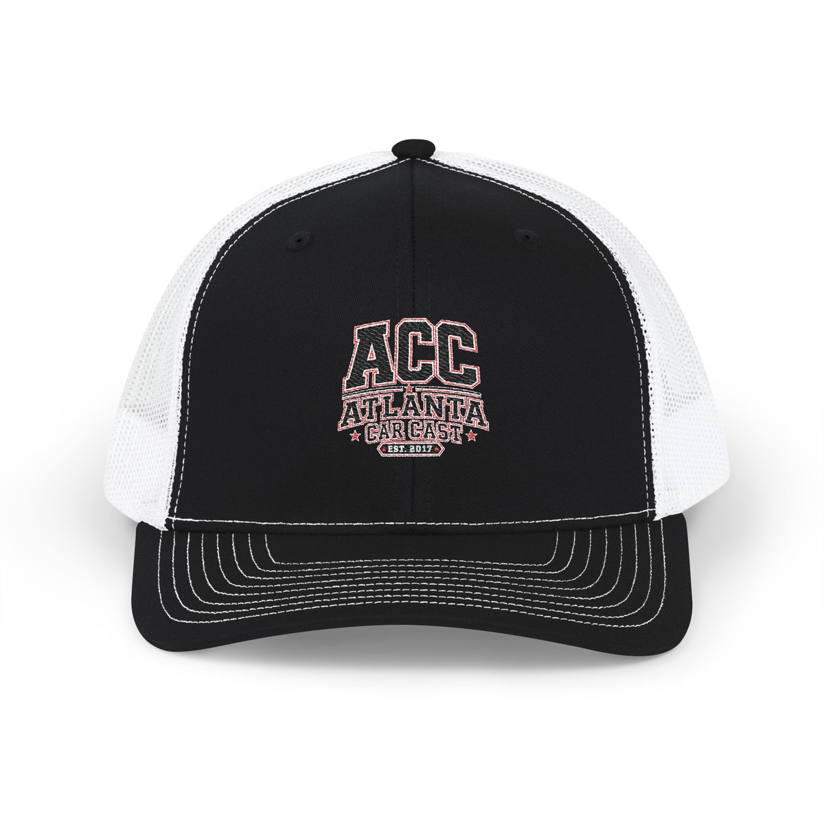 ACC Atlanta Trucker Snapback Cap — Embroidered Mesh Baseball Hat