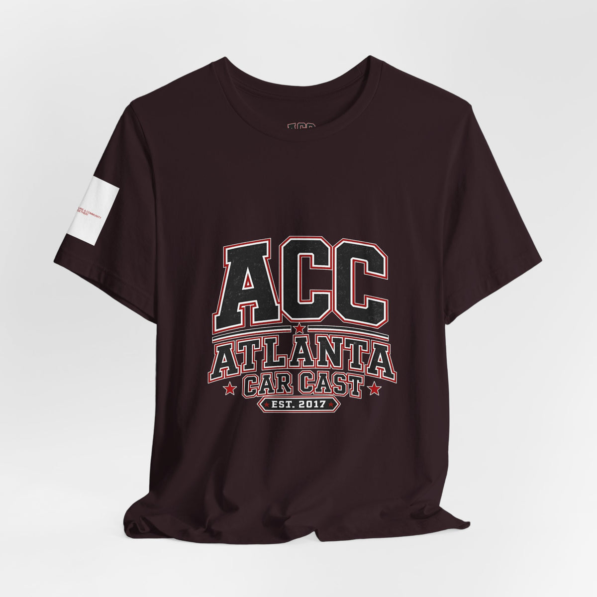 Atlanta Car Cast ACC Logo Unisex T-Shirt – Vintage Collegiate Graphic Tee, 100% Cotton, White