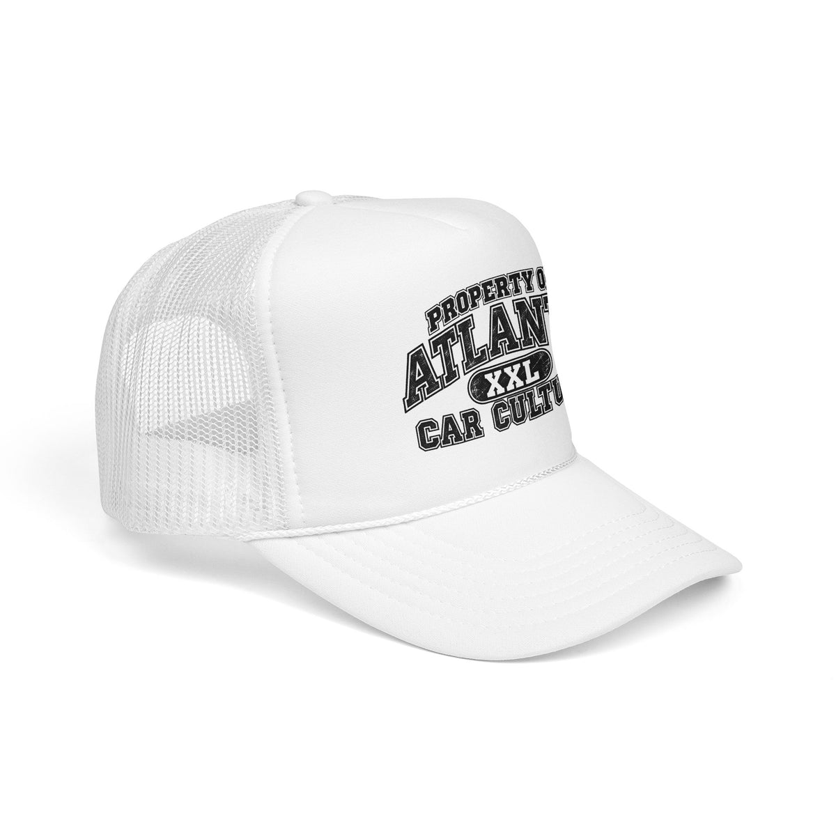 Atlanta Car Culture Trucker Hat — "Property of Atlanta XXL" Foam Mesh Cap