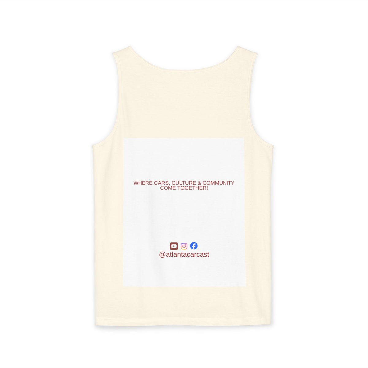 Atlanta Car Cast Tank Top — ACC Logo Car Culture Tee