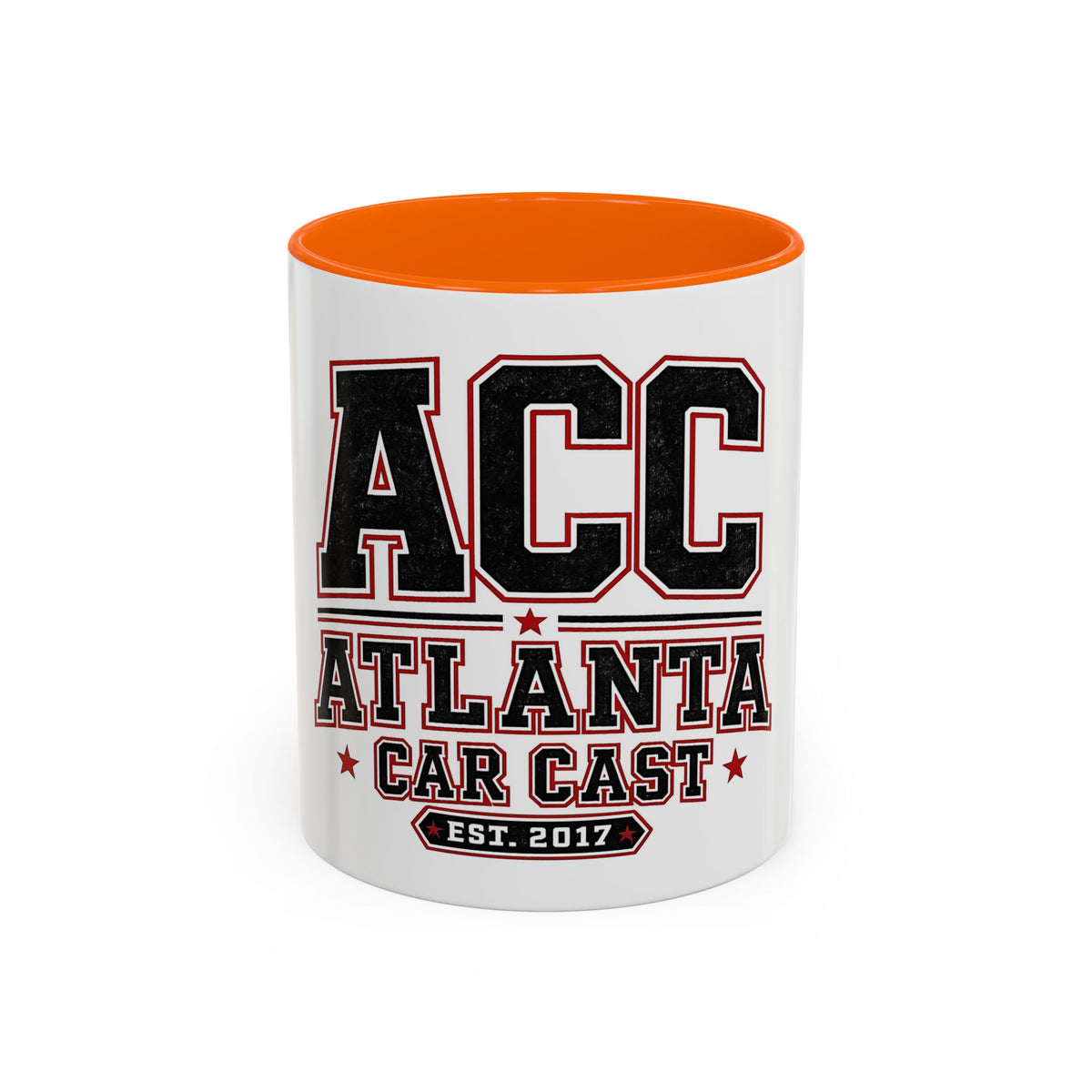 Atlanta Car Cast Accent Coffee Mug – Two-Tone Ceramic, 11oz & 15oz, Multiple Colors