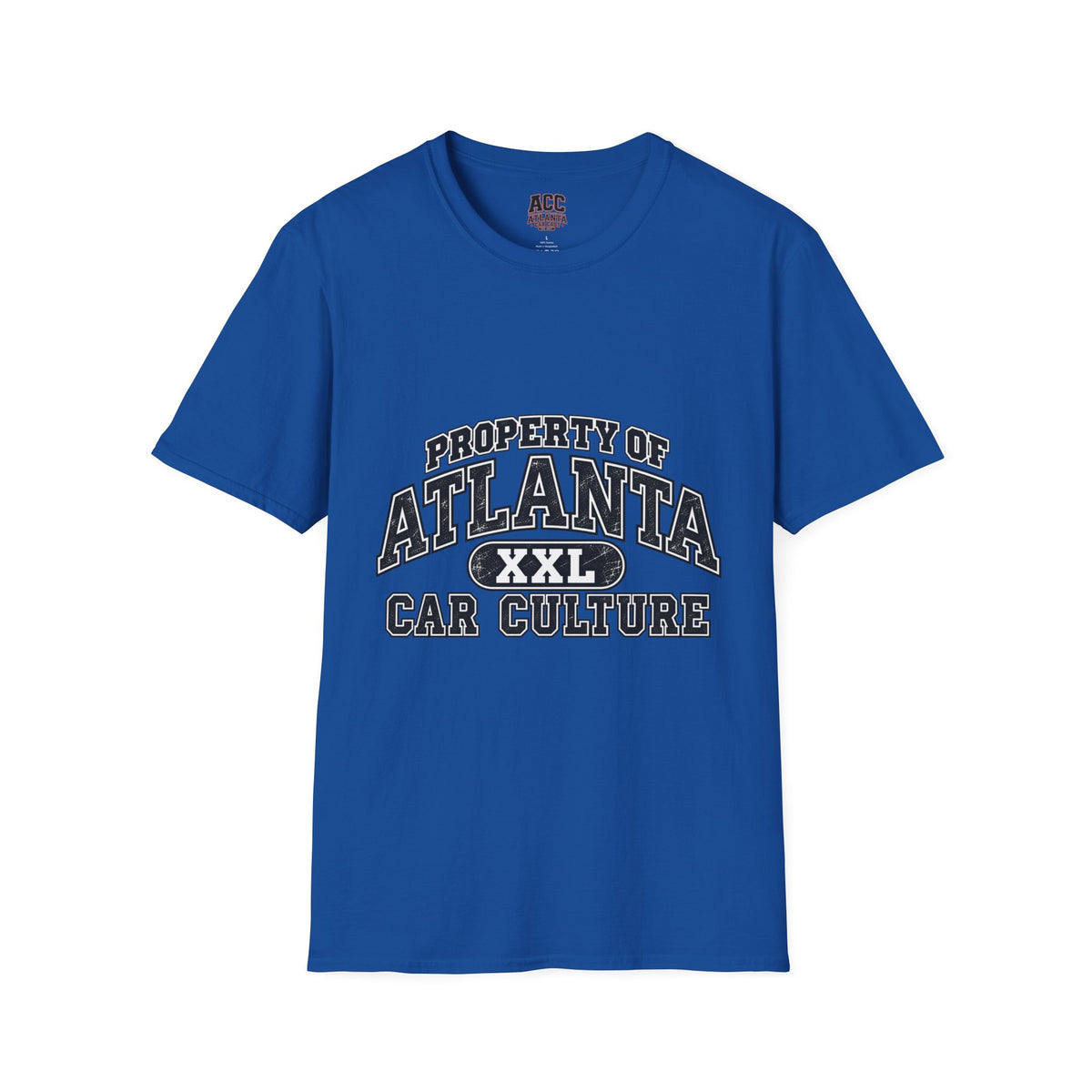 Property of Atlanta Car Culture T-Shirt — Retro Collegiate City Tee
