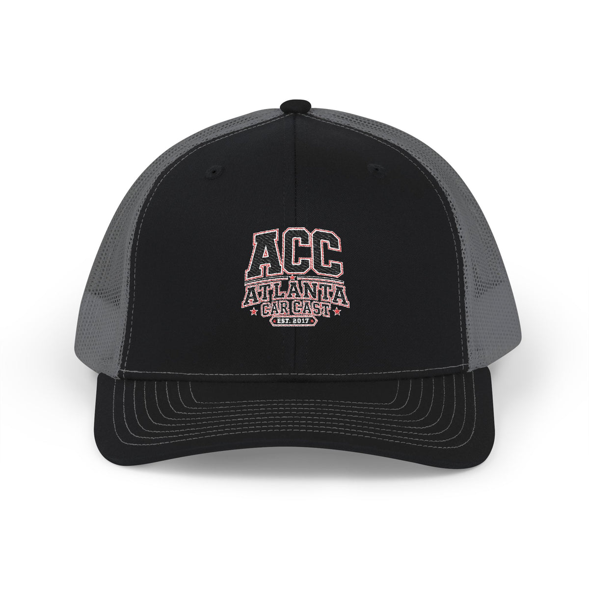 ACC Atlanta Trucker Snapback Cap — Embroidered Mesh Baseball Hat
