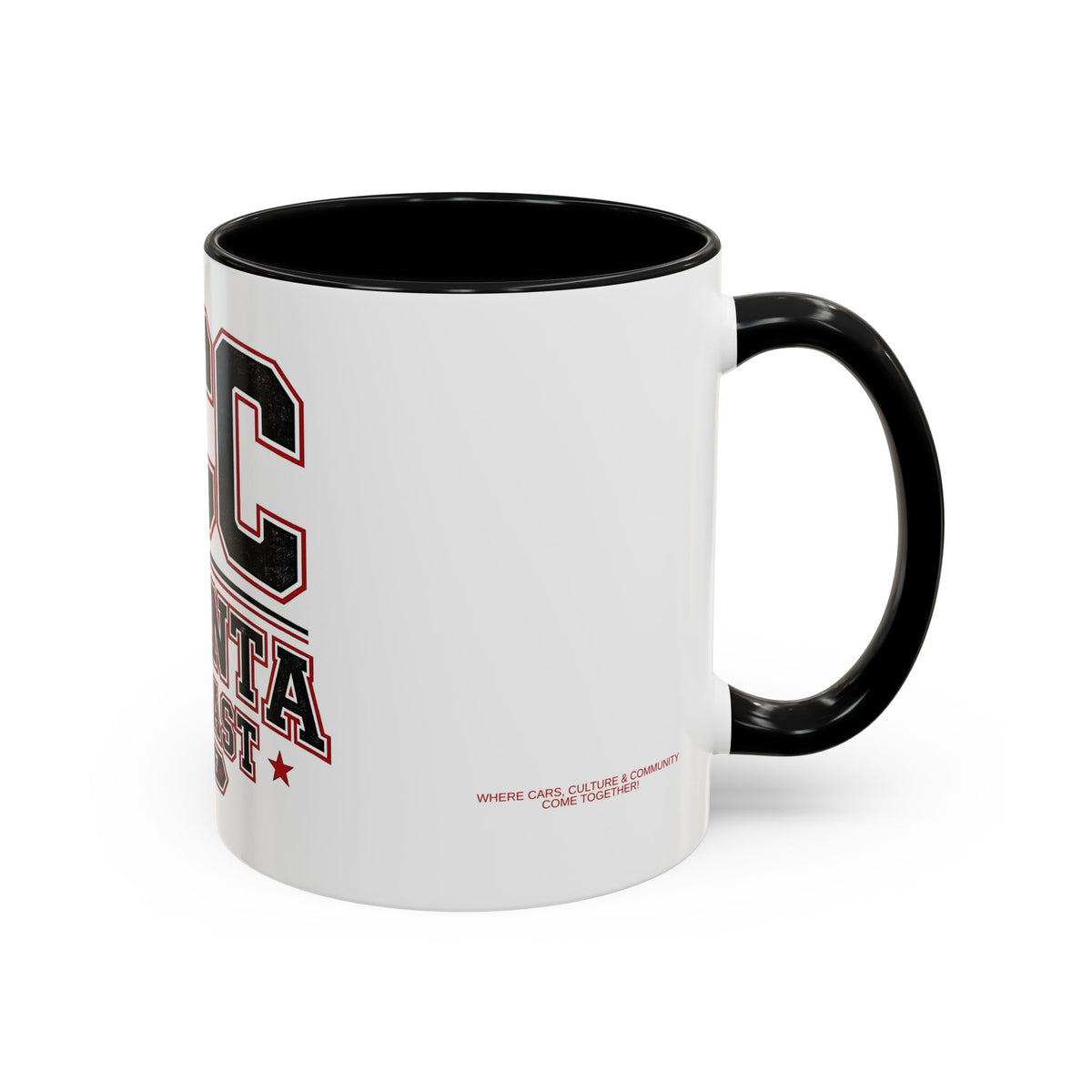 Atlanta Car Cast Accent Coffee Mug – Two-Tone Ceramic, 11oz & 15oz, Multiple Colors