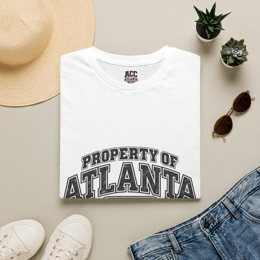 Property of Atlanta Car Culture T-Shirt — Retro Collegiate City Tee