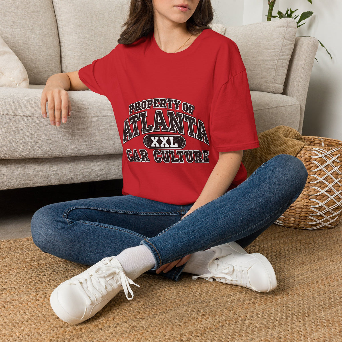 Property of Atlanta Car Culture T-Shirt — Retro Collegiate City Tee