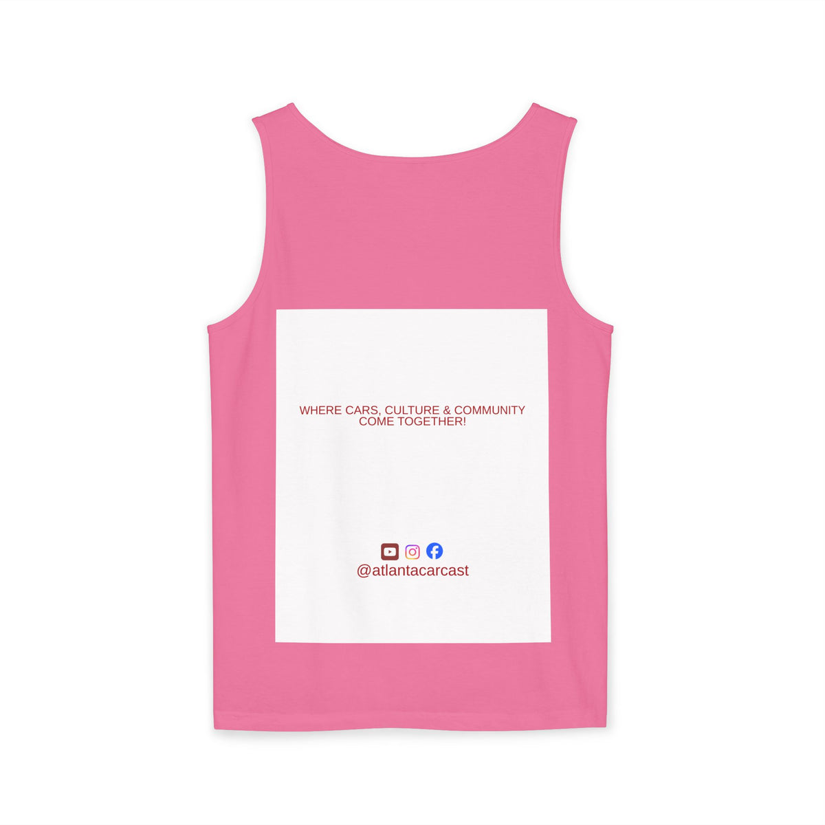 Atlanta Car Cast Tank Top — ACC Logo Car Culture Tee