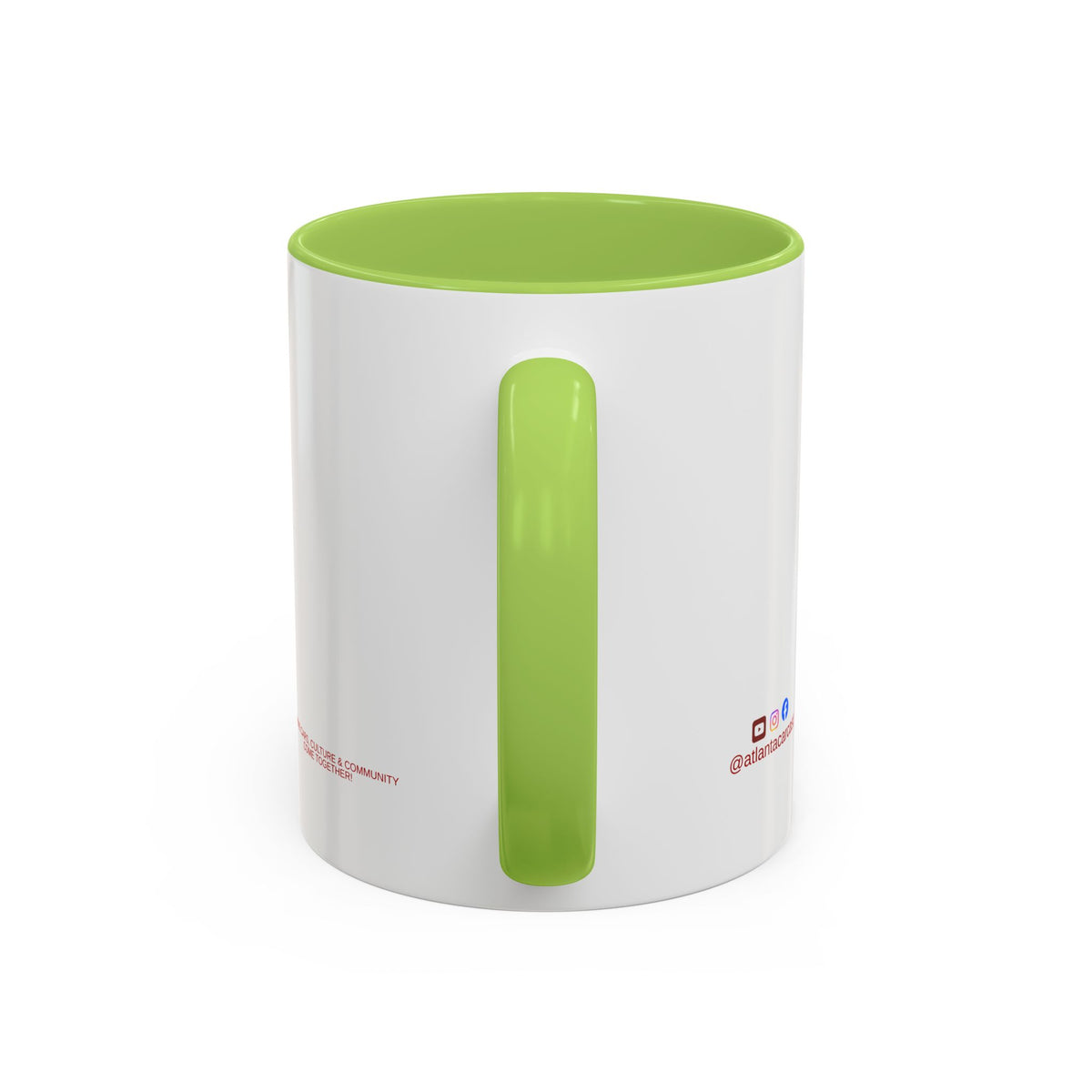 Atlanta Car Cast Accent Coffee Mug – Two-Tone Ceramic, 11oz & 15oz, Multiple Colors
