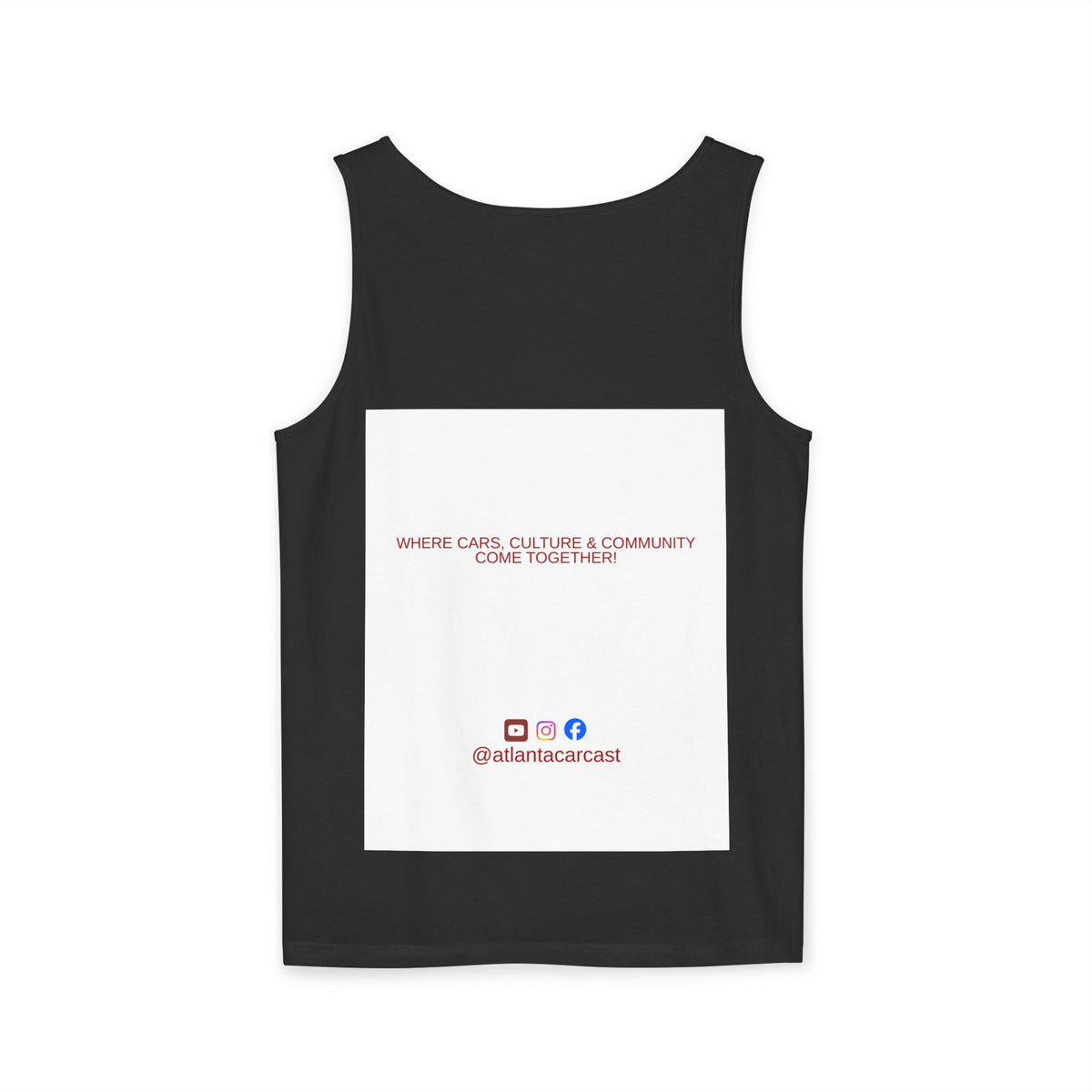 Atlanta Car Cast Tank Top — ACC Logo Car Culture Tee