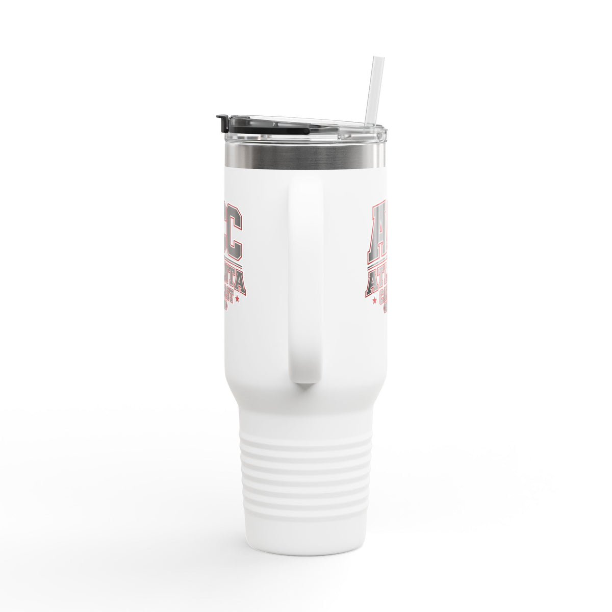 Atlanta Car Cast ACC Logo 40oz Insulated Travel Mug – Stainless Steel, BPA-Free, White