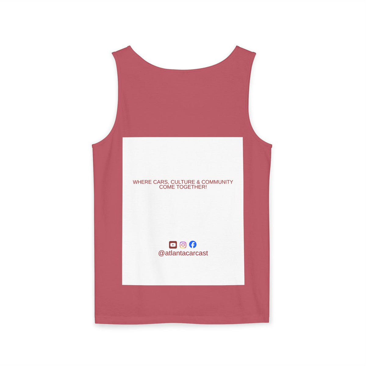 Atlanta Car Cast Tank Top — ACC Logo Car Culture Tee