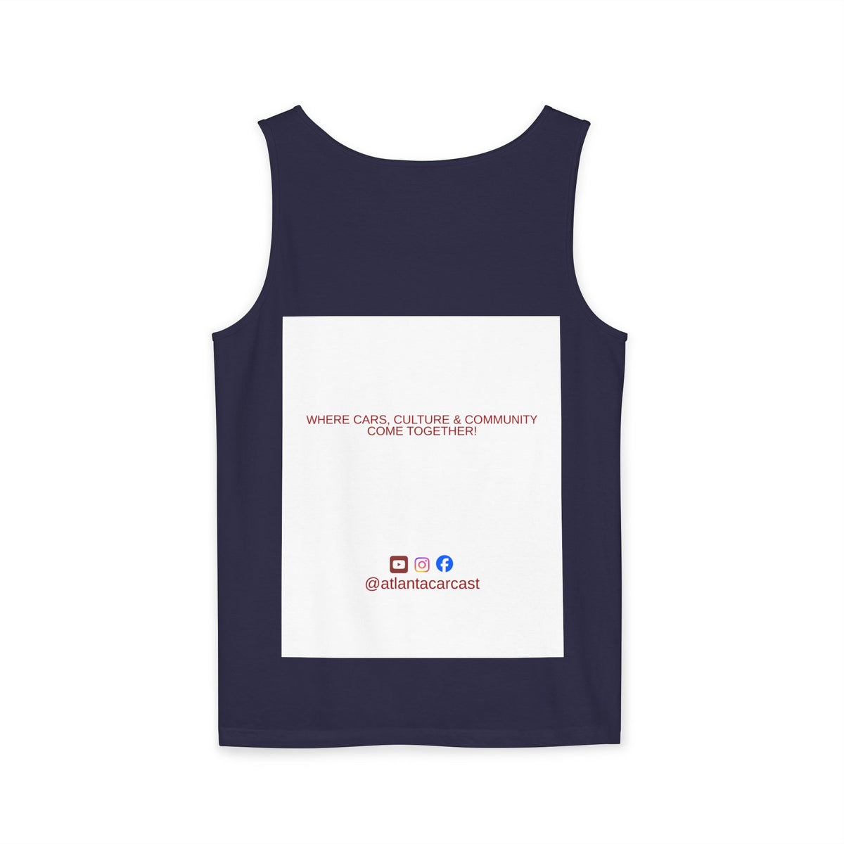 Atlanta Car Cast Tank Top — ACC Logo Car Culture Tee