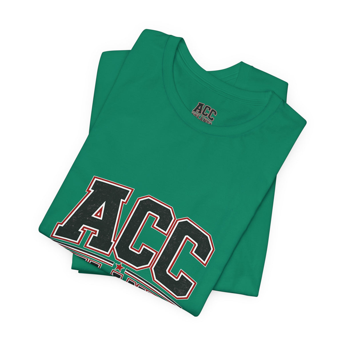 Atlanta Car Cast ACC Logo Unisex T-Shirt – Vintage Collegiate Graphic Tee, 100% Cotton, White