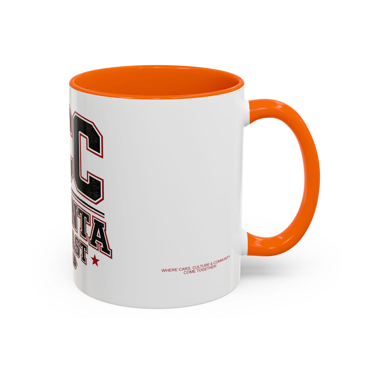 Atlanta Car Cast Accent Coffee Mug – Two-Tone Ceramic, 11oz & 15oz, Multiple Colors