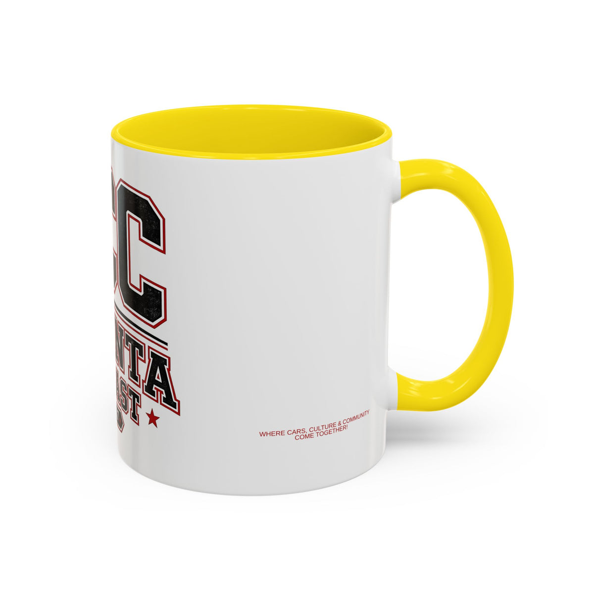 Atlanta Car Cast Accent Coffee Mug – Two-Tone Ceramic, 11oz & 15oz, Multiple Colors