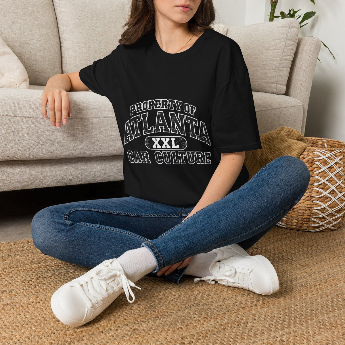 Property of Atlanta Car Culture T-Shirt — Retro Collegiate City Tee