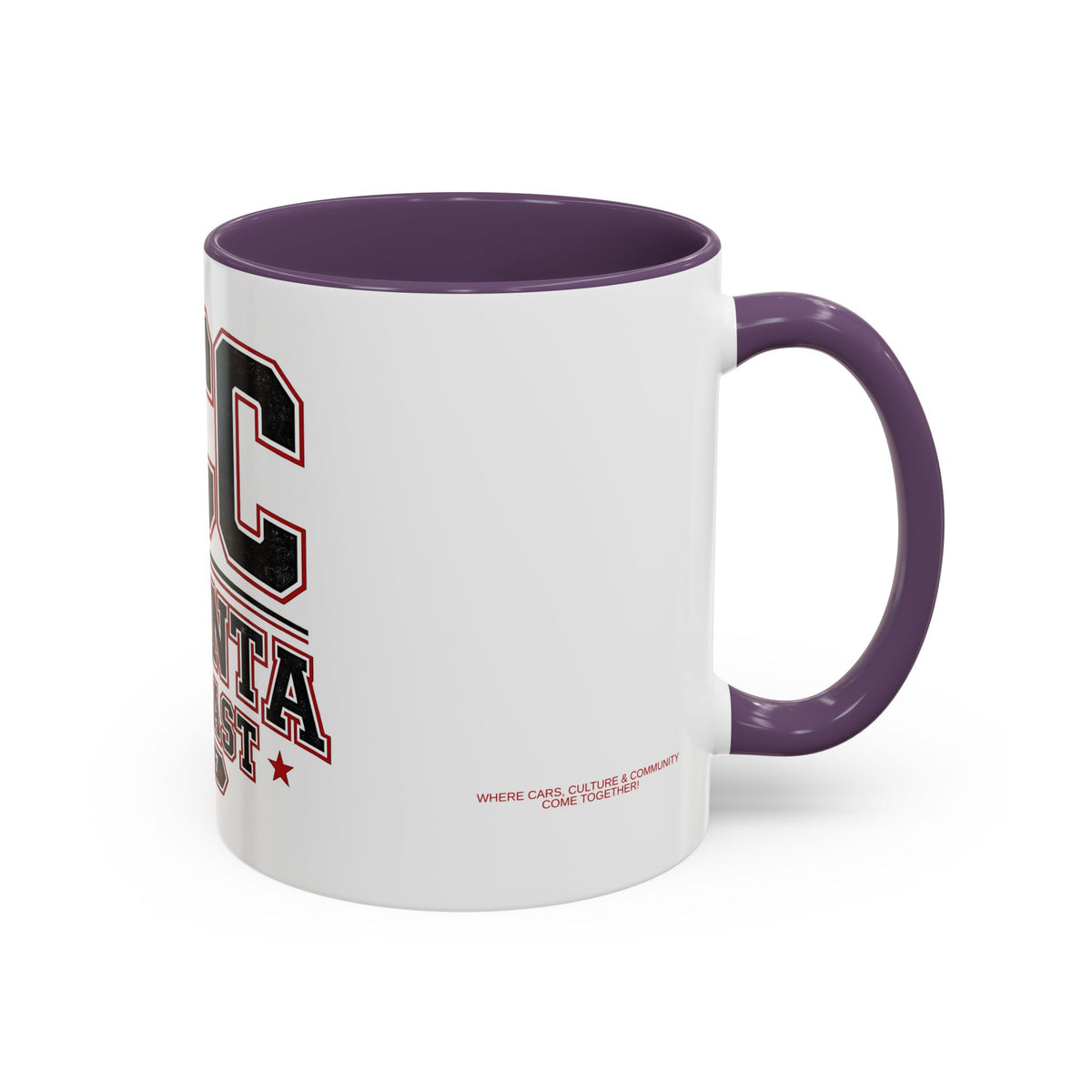 Atlanta Car Cast Accent Coffee Mug – Two-Tone Ceramic, 11oz & 15oz, Multiple Colors