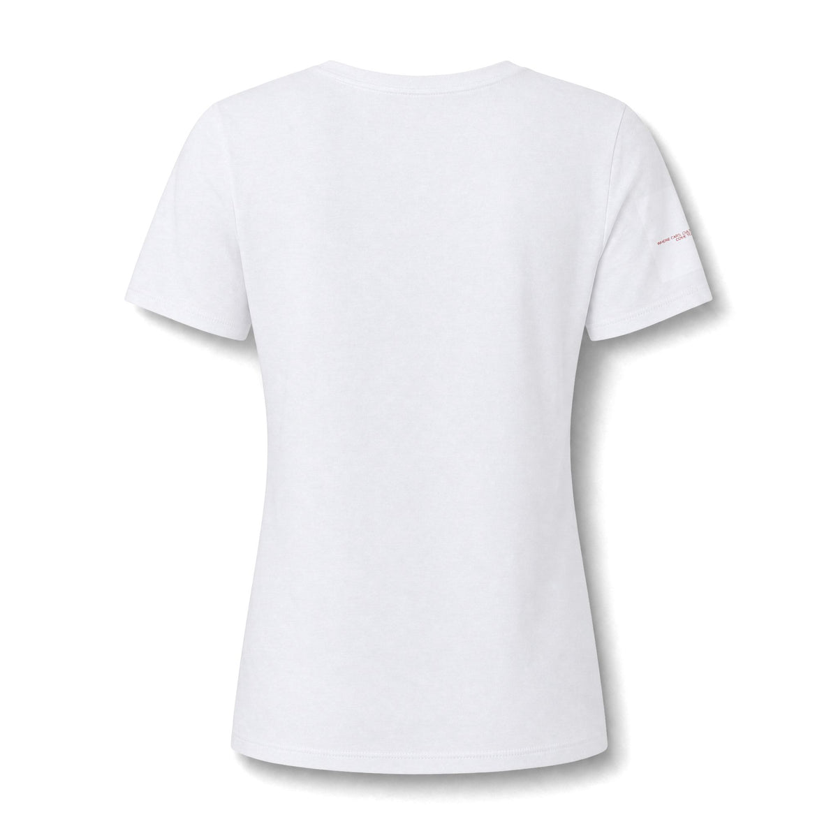 Atlanta Car Cast ACC Logo Women's V-Neck T-Shirt – Lightweight Cotton-Poly Blend, White