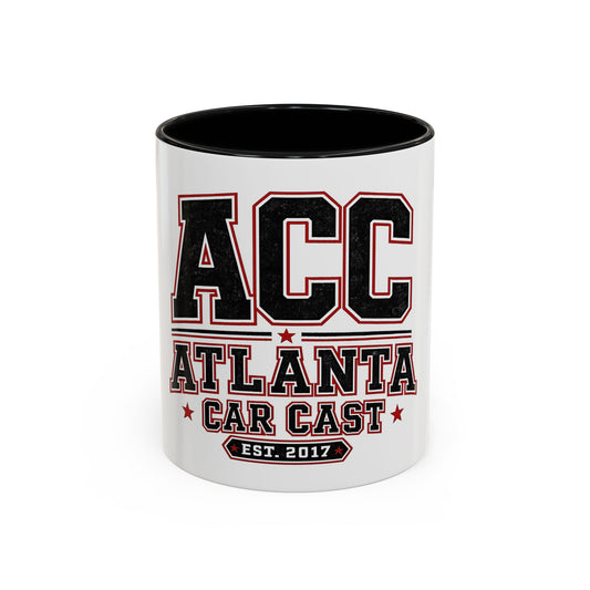 Atlanta Car Cast Accent Coffee Mug – Two-Tone Ceramic, 11oz & 15oz, Multiple Colors