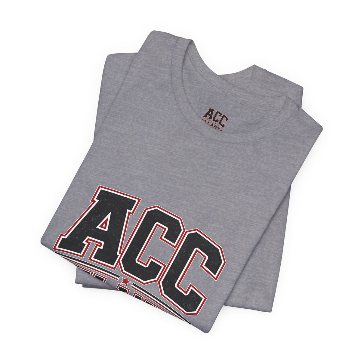Atlanta Car Cast ACC Logo Unisex T-Shirt – Vintage Collegiate Graphic Tee, 100% Cotton, White